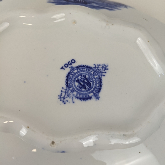 Antique F. Winkle Covered Tureen "TOGO" Pattern - Picture 4 of 7